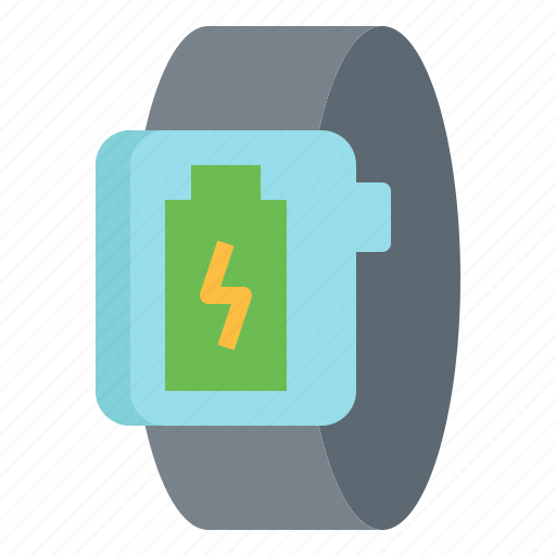 Battery, charging, smartwatch, electronics, device, technology icon - Download on Iconfinder