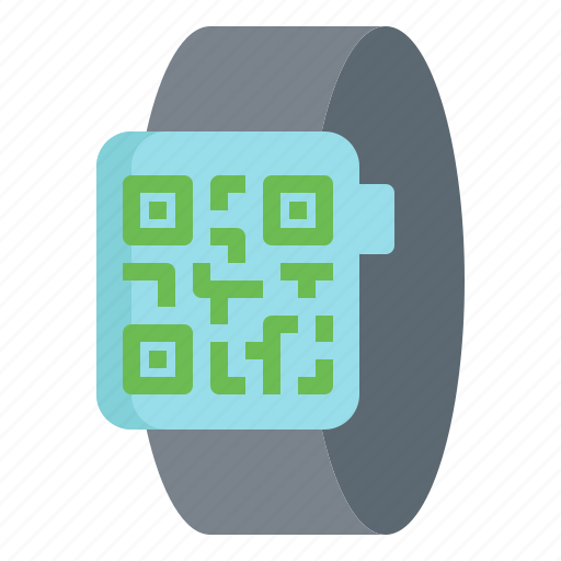Qrcode, scan, smartwatch, electronics, device, technology icon - Download on Iconfinder