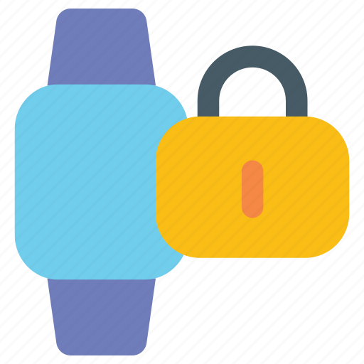 Smartwatchwatch, wristwatch, security, lock, locked, protection, protect icon - Download on Iconfinder