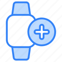 smartwatch, watch, wristwatch, plus, create, add