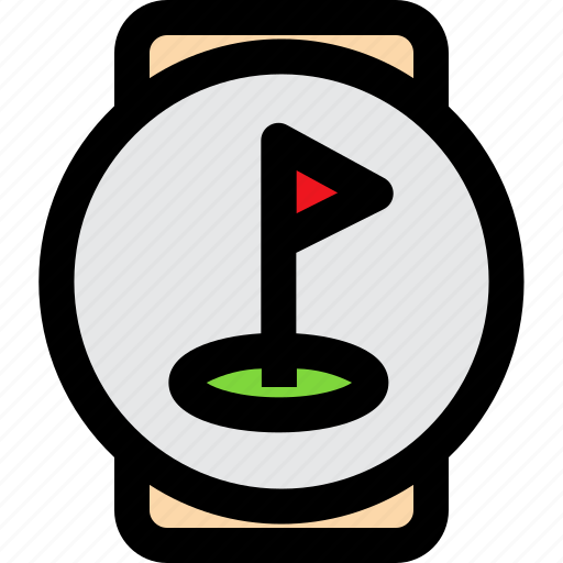 Leisure, app, tracker, golf, fitness, watch, smart icon - Download on Iconfinder