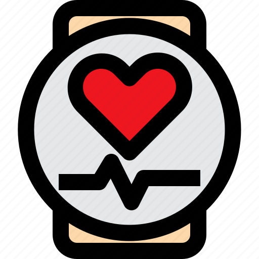 Monitor, health, tracker, heart, beat, rate, smart icon - Download on Iconfinder