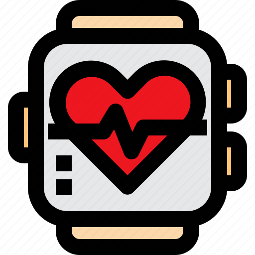 Monitor, health, tracker, rate, heart, beat, smart icon - Download on Iconfinder