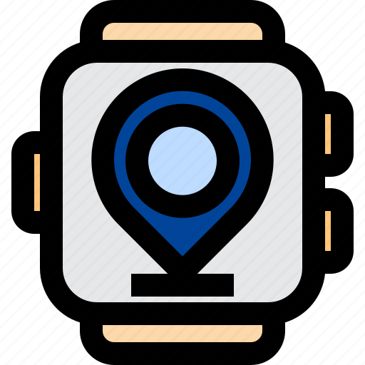 Navigation, location, gps, maps, satellite, watch, smart icon - Download on Iconfinder