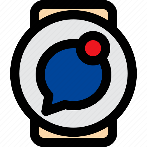 Watch, smart, talk, ringtone, message, notification, text icon - Download on Iconfinder