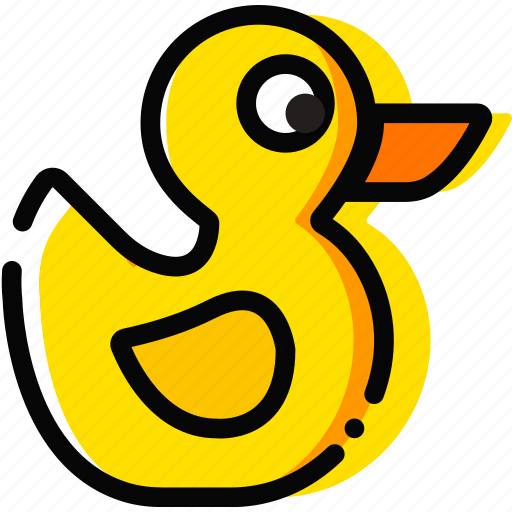 Bath, child, duckling, toy, yellow icon - Download on Iconfinder