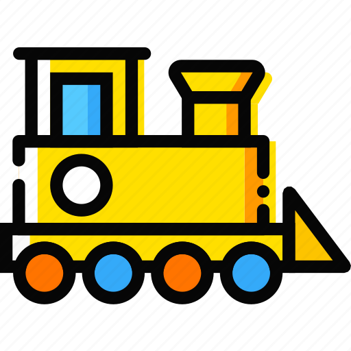 Child, toy, train, yellow icon - Download on Iconfinder