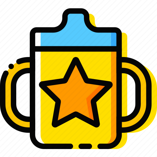 Child, cup, feeding, toy, yellow icon - Download on Iconfinder