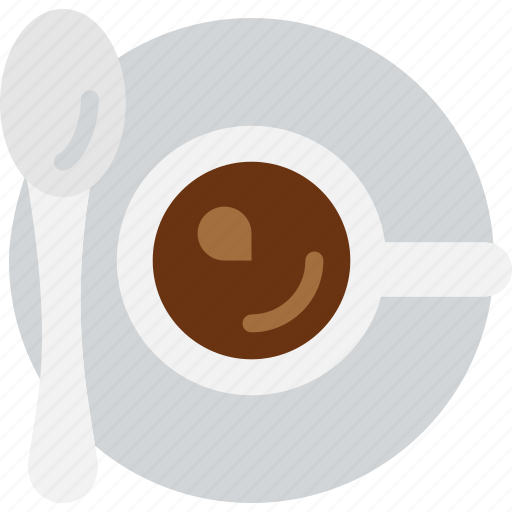 Coffee, cup, drink, hot, shop, spoon icon - Download on Iconfinder