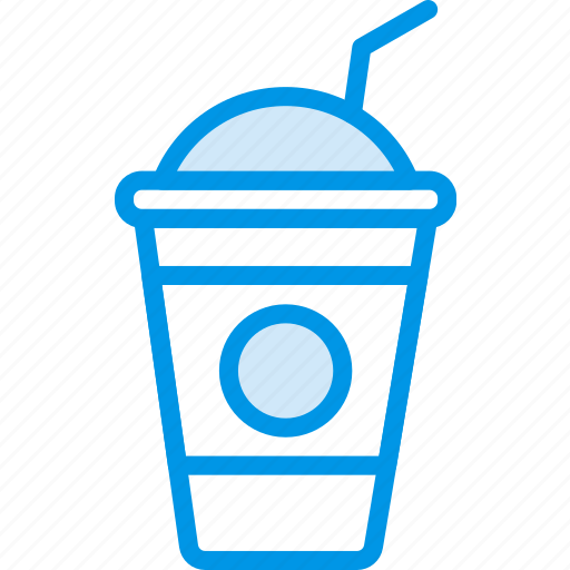 Coffee, drink, ice, milkshake, shop icon - Download on Iconfinder