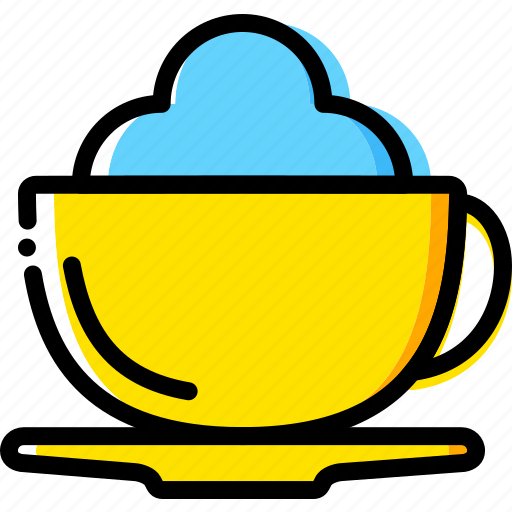 Cappucino, coffee, drink, ice, shop icon - Download on Iconfinder