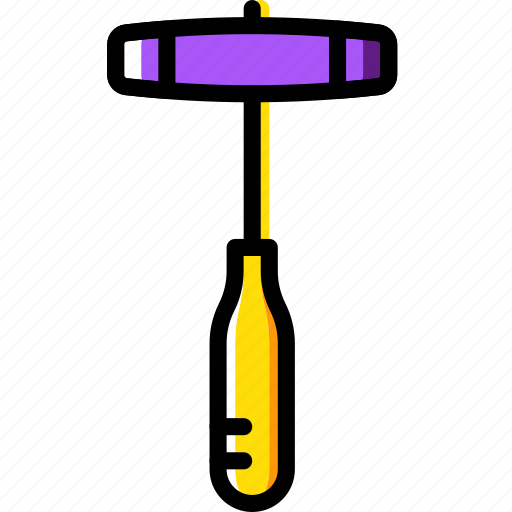 Building, construction, hammer, rubber, tool, work icon - Download on Iconfinder