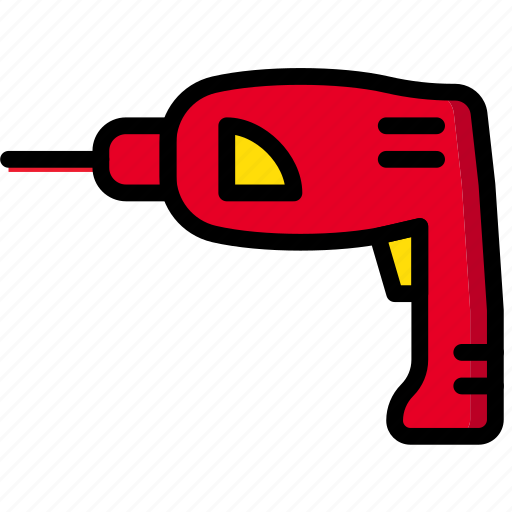 Building, construction, drill, tool, work icon - Download on Iconfinder