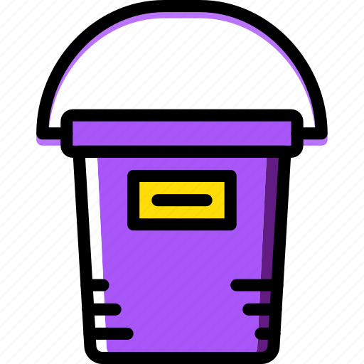 Bucket, building, construction, paint, tool, work icon - Download on Iconfinder