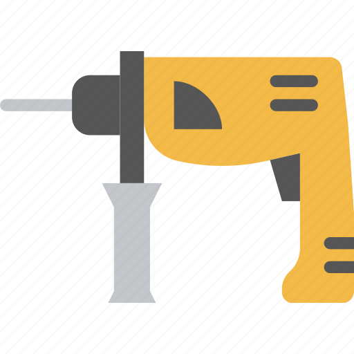Building, construction, drill, tool, work icon - Download on Iconfinder