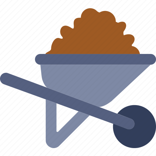 Building, construction, tool, wheelbarrow, work icon - Download on Iconfinder