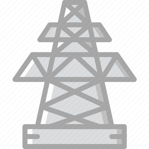 Building, construction, electricity, pole, tool, work icon - Download on Iconfinder