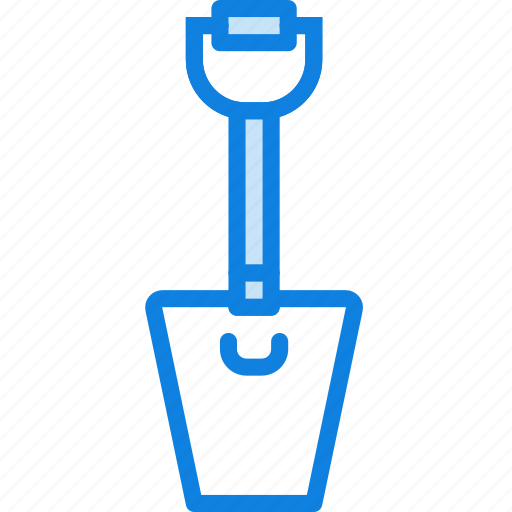 Building, construction, shovel, tool, work icon - Download on Iconfinder