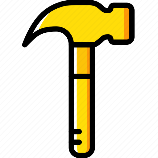 Building, construction, hammer, tool, work icon - Download on Iconfinder
