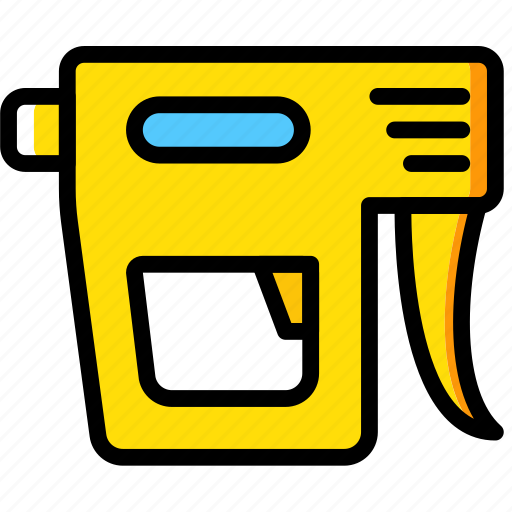 Building, construction, gun, nail, tool, work icon - Download on Iconfinder