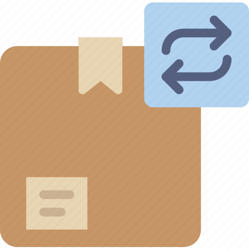 Box, delivery, give, shipping, sync, transport icon - Download on Iconfinder