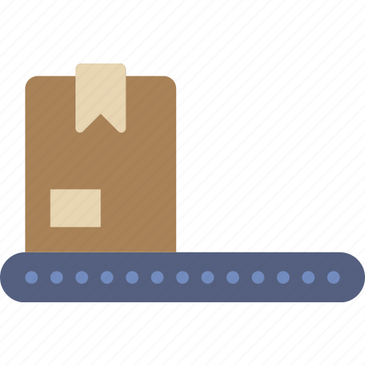 Belt, box, conveior, give, shipping, transport icon - Download on Iconfinder