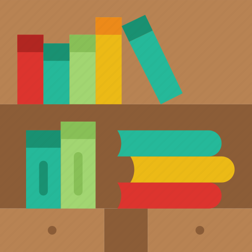 Bookcase, education, knowledge, learning, study icon - Download on Iconfinder