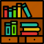 bookcase, education, knowledge, learning, study 
