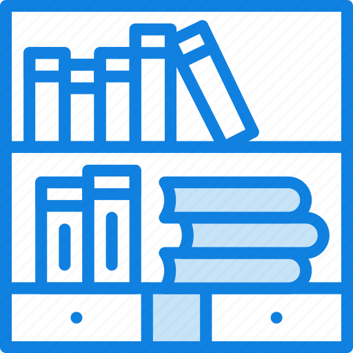 Bookcase, education, knowledge, learning, study icon - Download on Iconfinder