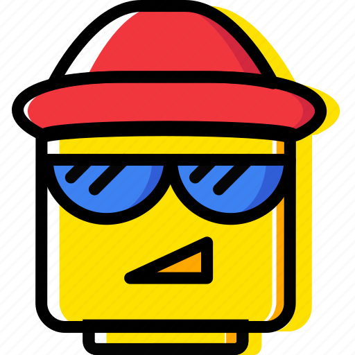 Emoji, emoticon, face, hipster icon - Download on Iconfinder
