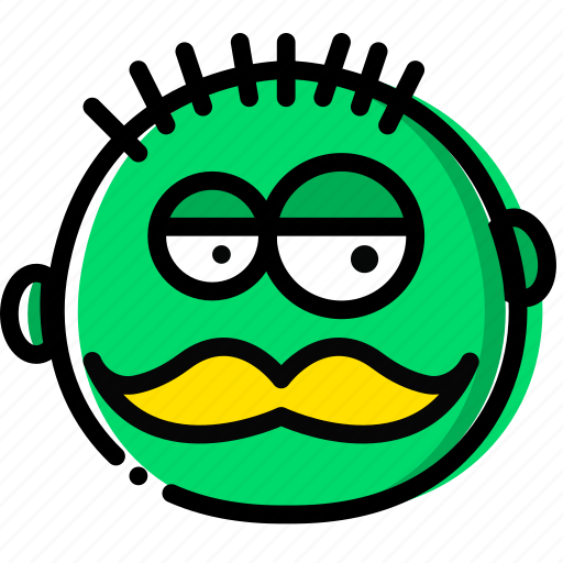 Emoji, emoticon, face, manly icon - Download on Iconfinder