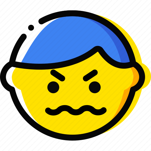 Emoji, emoticon, face, pissed icon - Download on Iconfinder