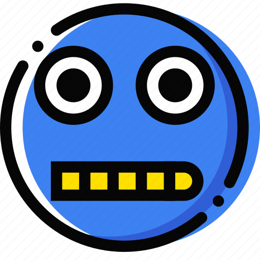 Creeped, emoji, emoticon, face, out icon - Download on Iconfinder