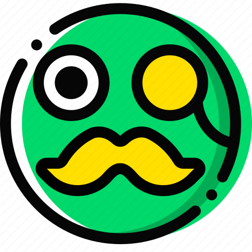 Emoji, emoticon, face, gentleman icon - Download on Iconfinder
