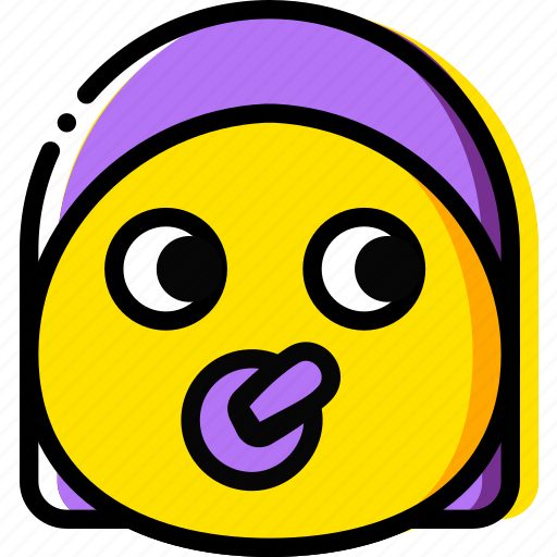 Baby, emoji, emoticon, face, girl icon - Download on Iconfinder