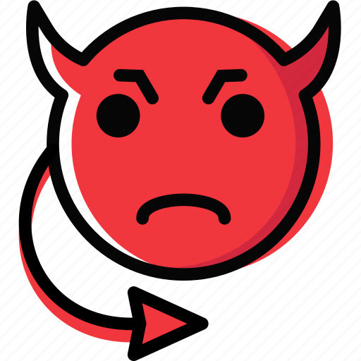 Emoji, emoticon, evil, face icon - Download on Iconfinder
