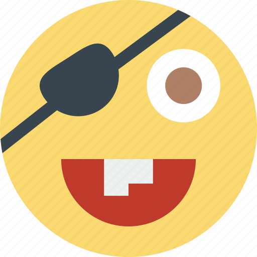 Emoji, emoticon, face, pirate icon - Download on Iconfinder