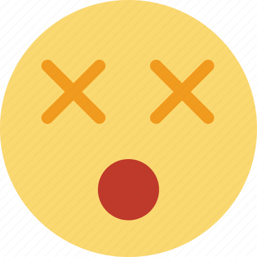 Dead, emoji, emoticon, face icon - Download on Iconfinder