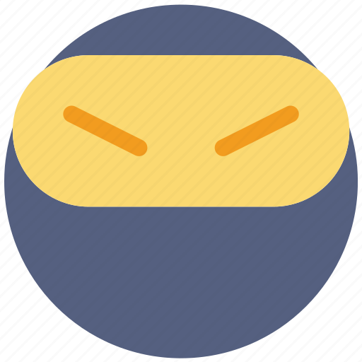 Emoji, emoticon, face, ninja icon - Download on Iconfinder