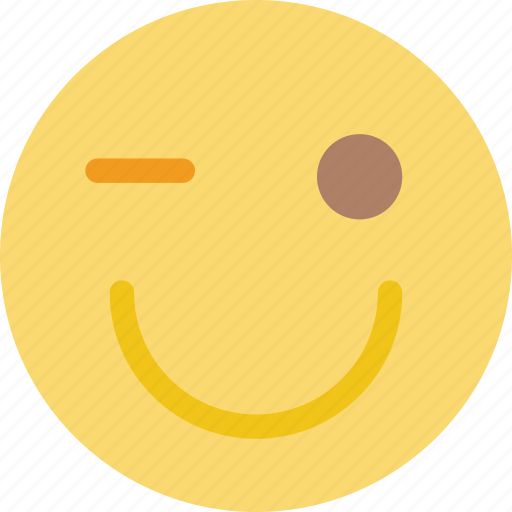 Emoji, emoticon, face, winking icon - Download on Iconfinder