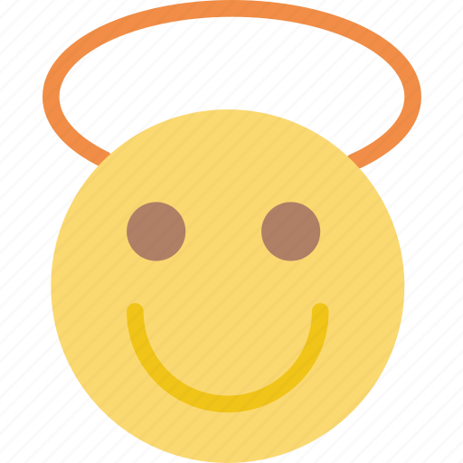 Angel, emoji, emoticon, face icon - Download on Iconfinder