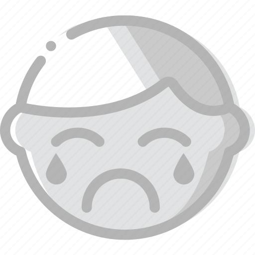 Crying, emoji, emoticon, face icon - Download on Iconfinder