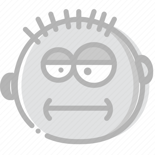 Emoji, emoticon, face, sceptic icon - Download on Iconfinder
