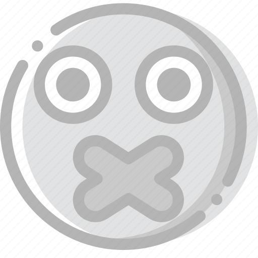 Emoji, emoticon, face, secret icon - Download on Iconfinder