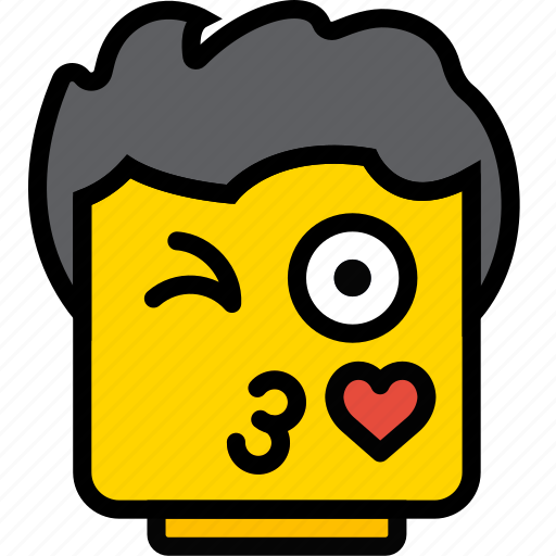 Emoji, emoticon, face, flirt icon - Download on Iconfinder