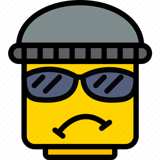 Burglar, emoji, emoticon, face icon - Download on Iconfinder