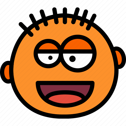 Amused, emoji, emoticon, face icon - Download on Iconfinder