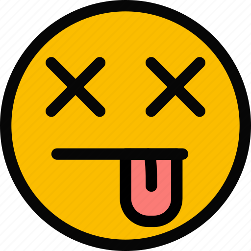 Dead, emoji, emoticon, face icon - Download on Iconfinder