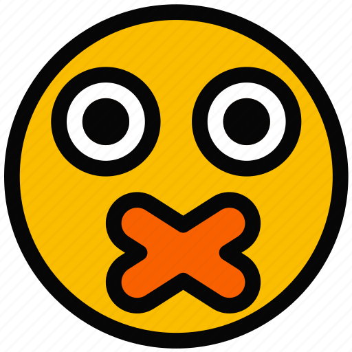 Emoji, emoticon, face, secret icon - Download on Iconfinder