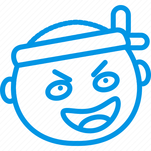 Emoji, emoticon, face, kamikaze icon - Download on Iconfinder